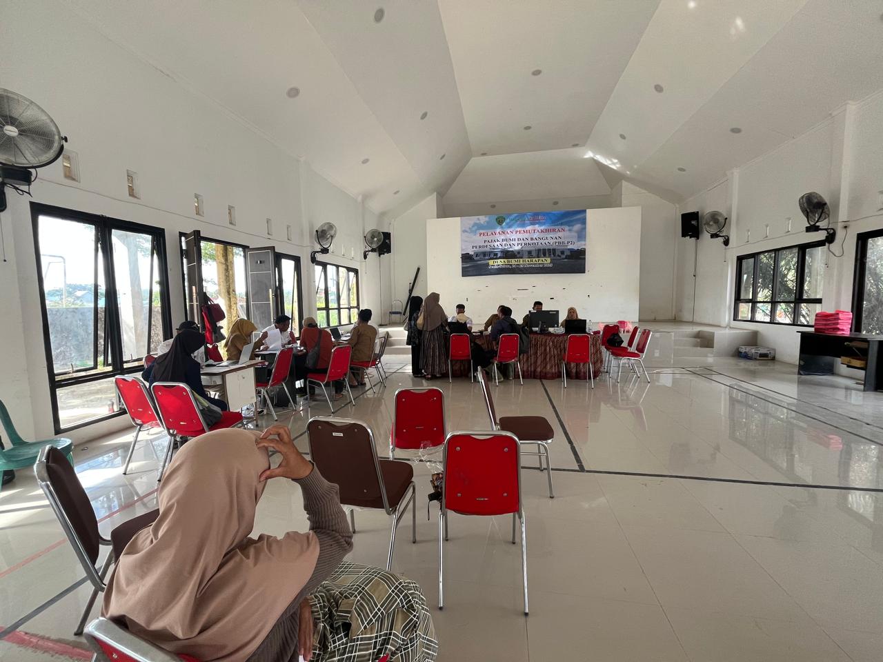 Tempat Pelaksanaan pelayanan PBB-P2 Bumi Harapan